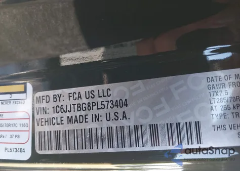 2023 Jeep Gladiator Rubicon 4X4 from USA, damaged, VIN 1C6JJTBG8PL573404